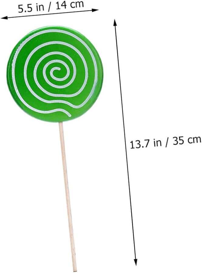 Large Realistic Simulation Lollipop Props 4PCS For Photography Wedding Party Decorations - Image 2